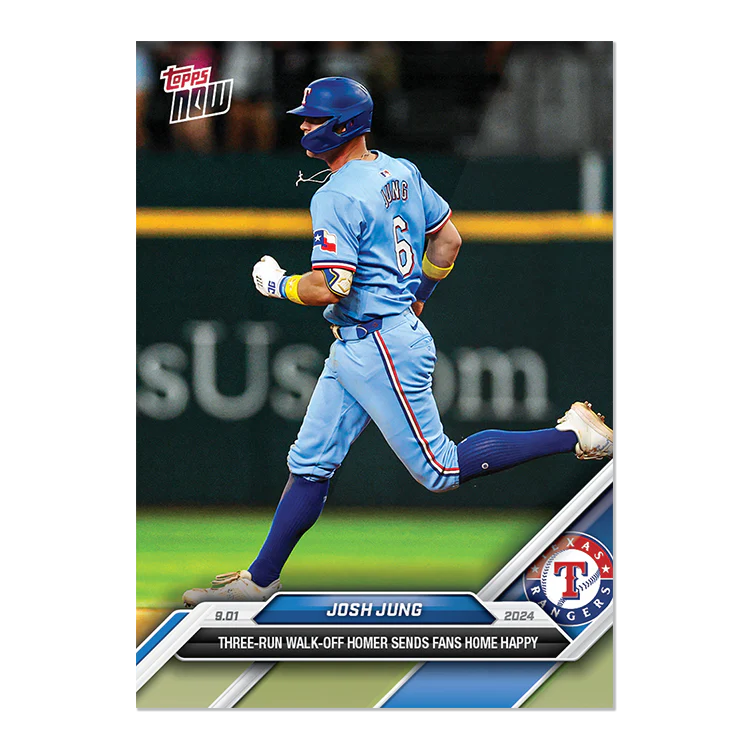 Josh Jung - 2024 MLB TOPPS NOW® Card 631