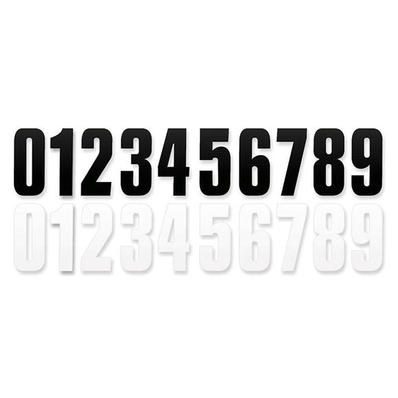 UP Design Pack 3 (7) UP Numbers 160 x 75 mm Universal - BlackRef: UPD0045