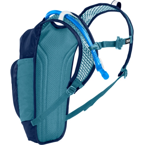 CamelBak Mini M.U.L.E. 5L Hydration Pack Kids + 1.5L Crux Reservoir - deep sea