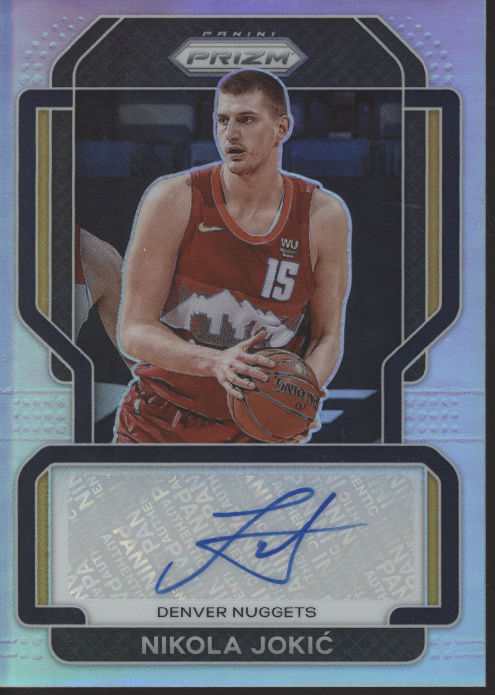 2021 Prizm Silver Nikola Jokic Auto Card #SG-NJK