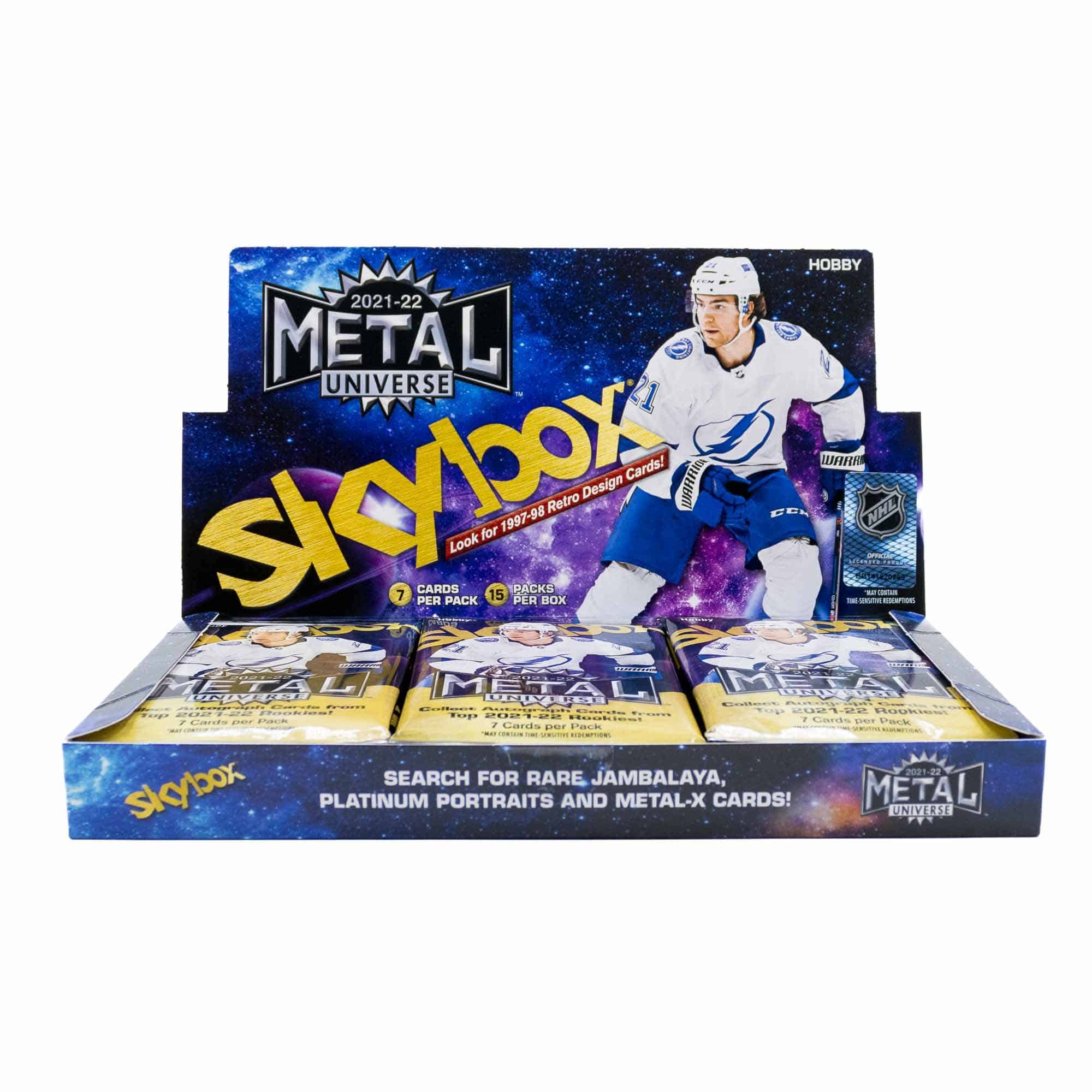 2021/22 Upper Deck Skybox Metal Universe NHL Hockey Booster Pack