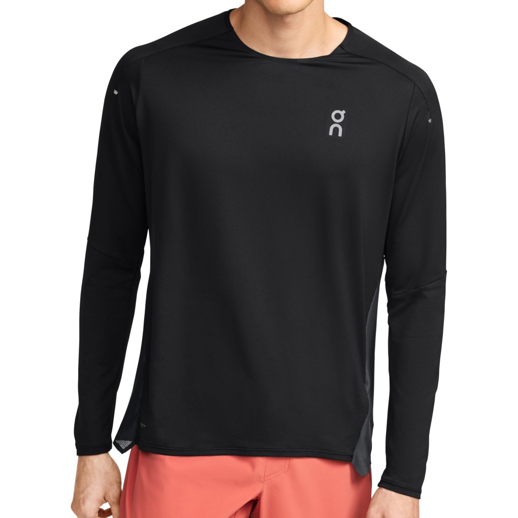 On Performance Long-T Running Shirt Men - Black | Eclipse