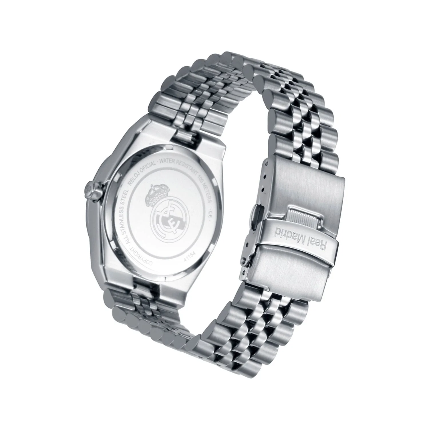 Kids’ Silver Steel Watch White Dial