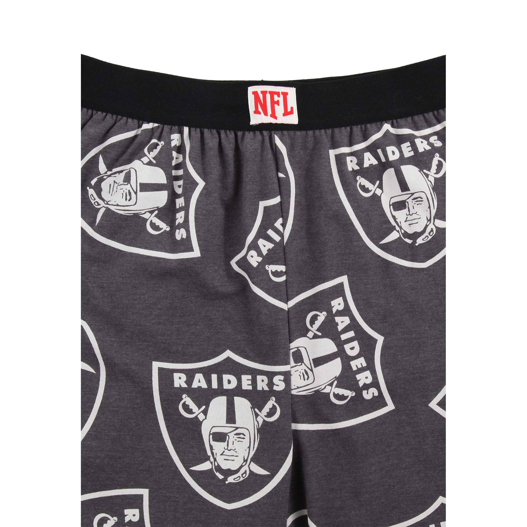 Las Vegas Raiders Recovered NFL Lounge Pants Grey
