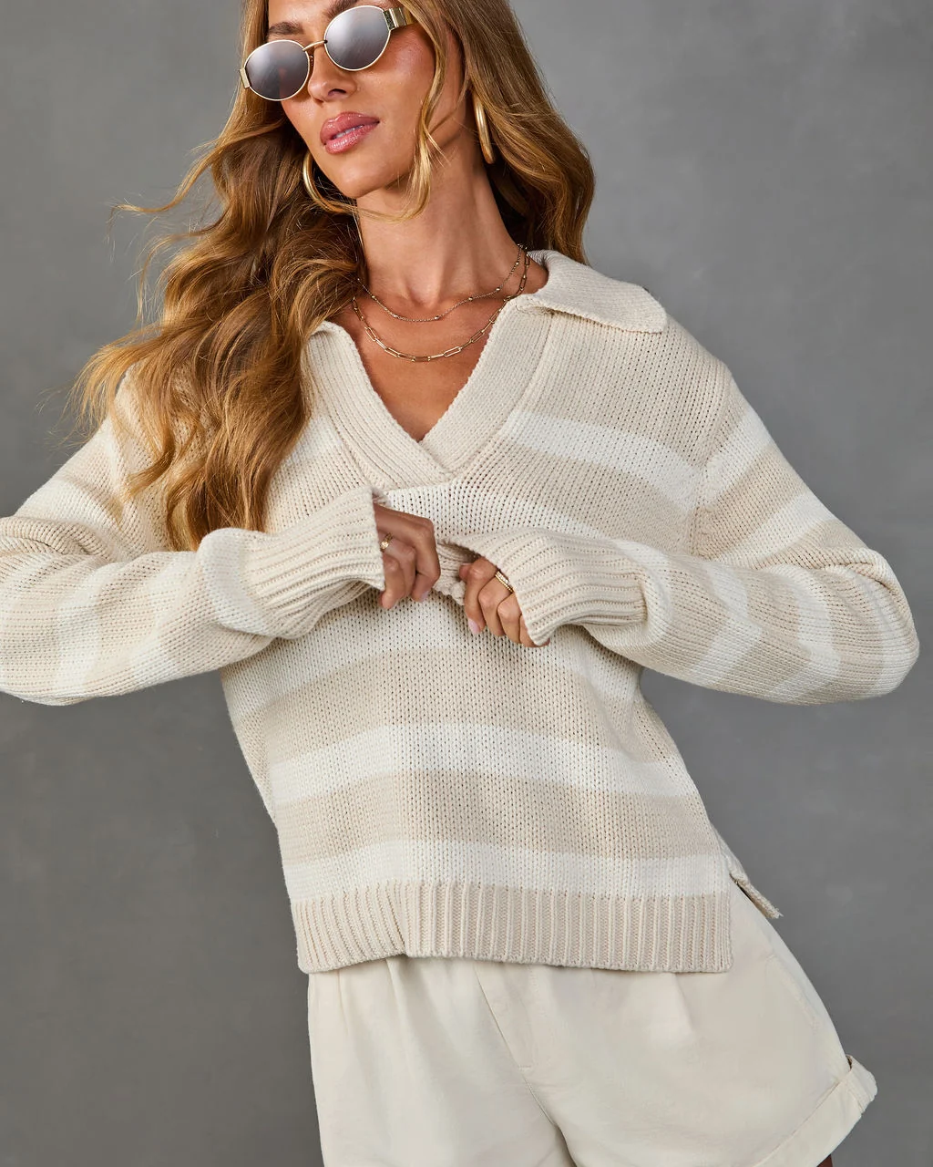 Kennet Striped Pullover Sweater