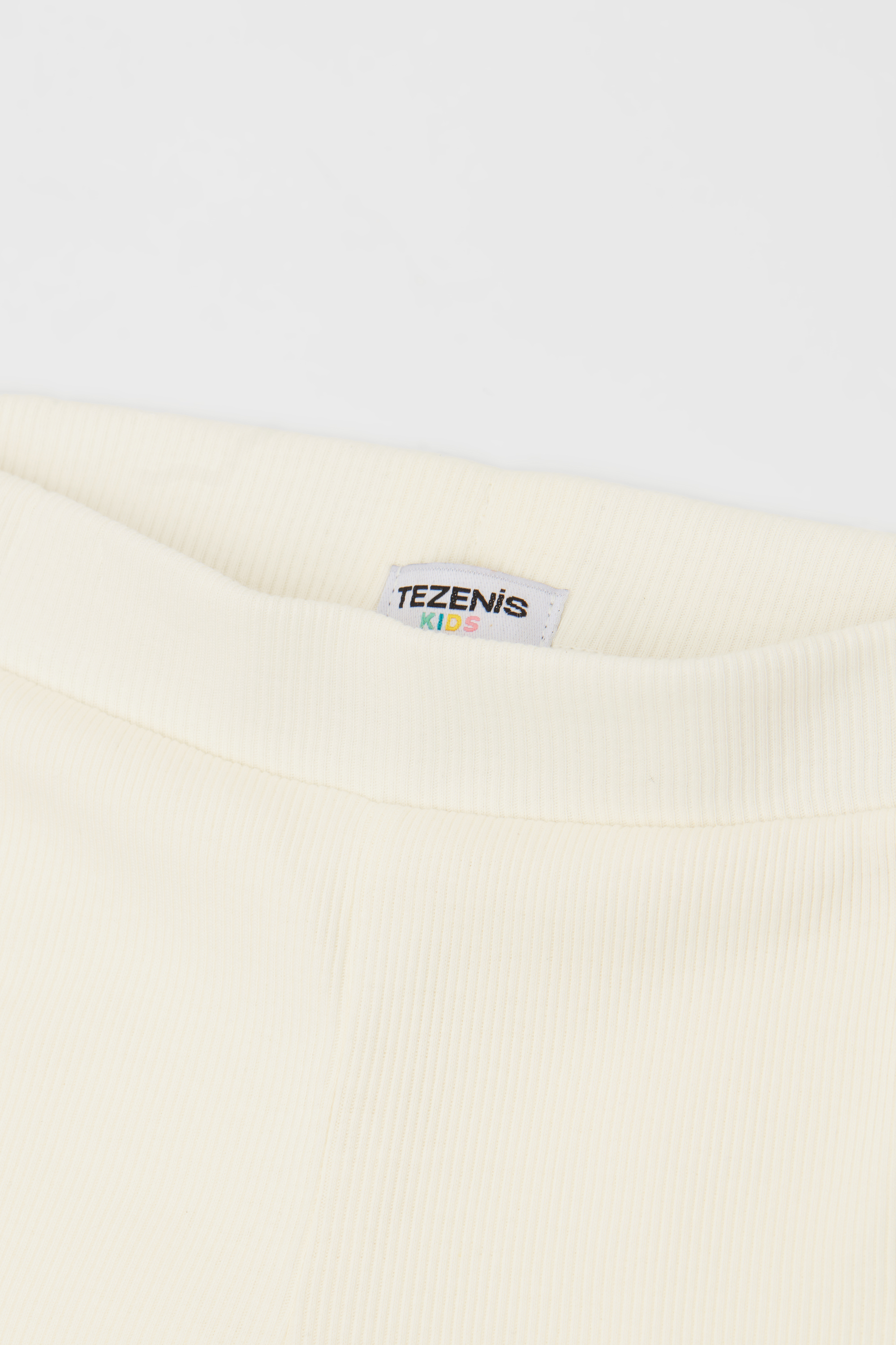 Girls’ Ribbed Cotton Palazzo Trousers