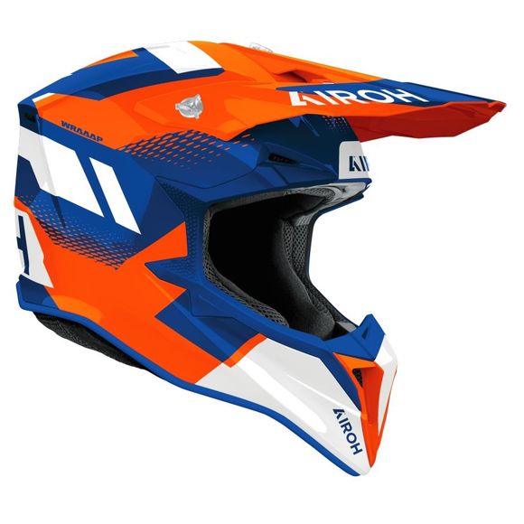 Casque cross Airoh WRAAAP - VISION 2026 - Orange / BleuRef : AR1540-C37420