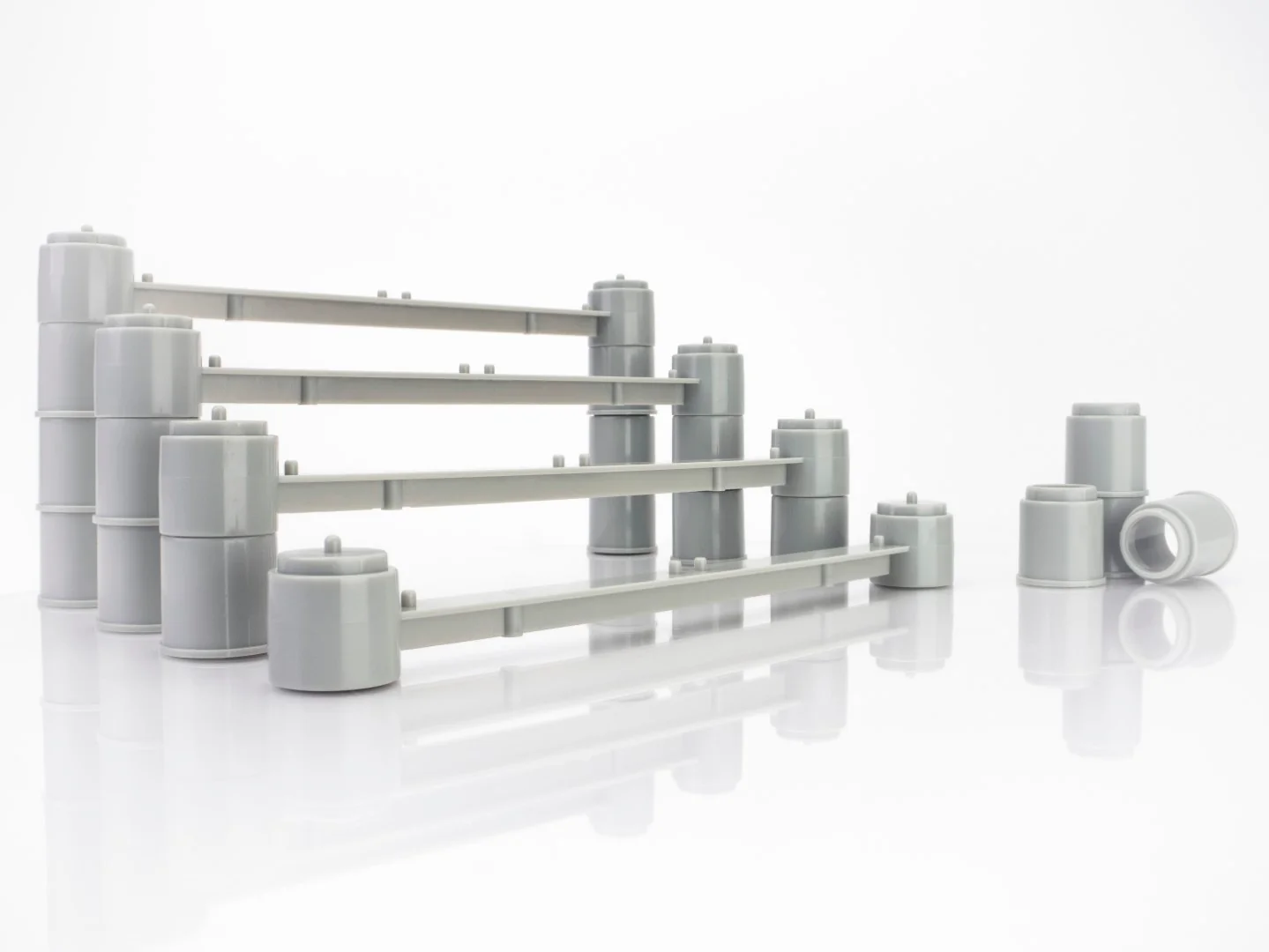 4 Lane Bridge Support, 4 pcs AFX #70618