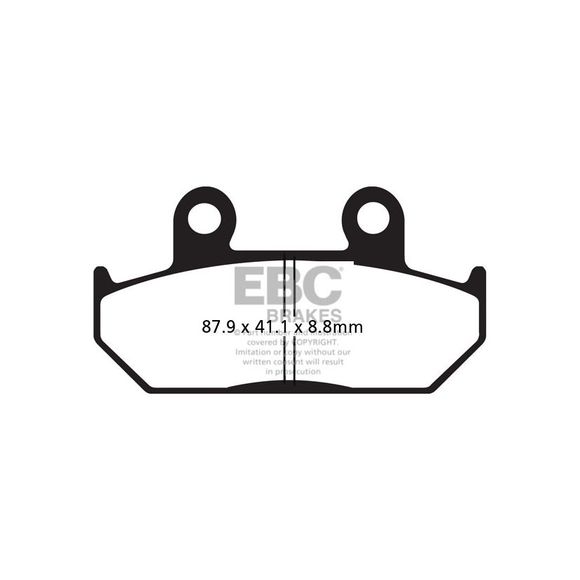 EBC Sinter Sintered Metal front brake padsRef: FA124HH