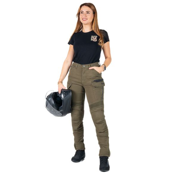 Dxr Vicki Lady Motorcycle Pants - GreenRef: DXR1119