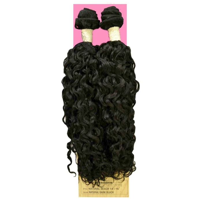Janet Collection Bombshell Brazilian Bundle 100% Remy Human Hair Weave - NATURAL BEACH 18