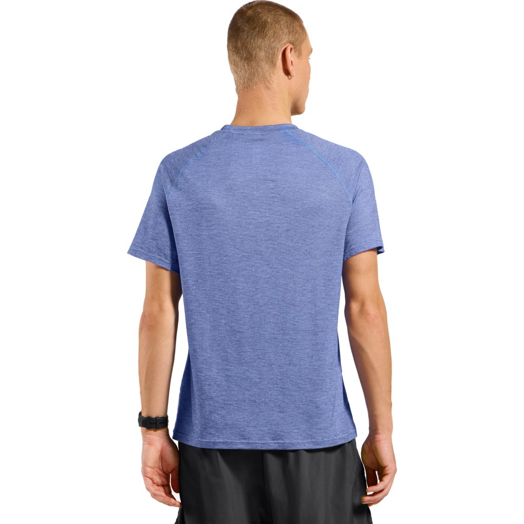 Odlo X-Alp Performance Wool 115 Trail Running T-Shirt Men - dazzling blue melange