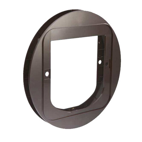 Sureflap Cat Flap Mounting Adapter - Grey/white