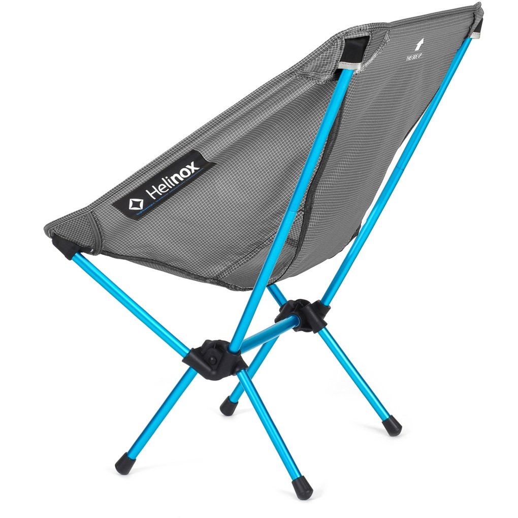 Helinox Chair Zero L - Camping Chair - Black / Cyan Blue
