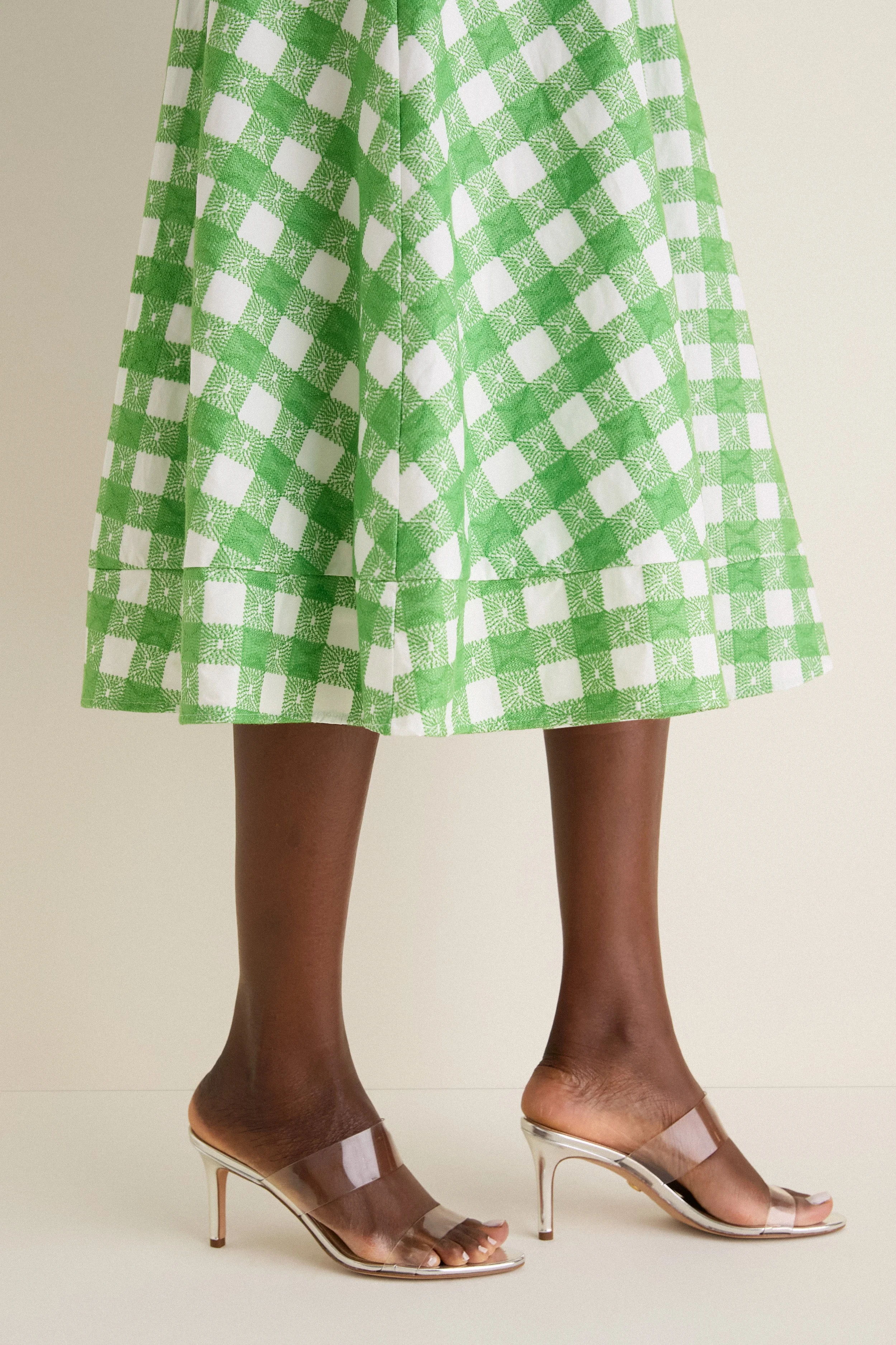 Grass Green Drop Me a Note Dress