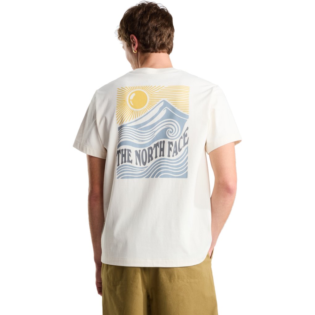 The North Face Mountain Escape Relaxed Graphic T-Shirt Men - White Dune