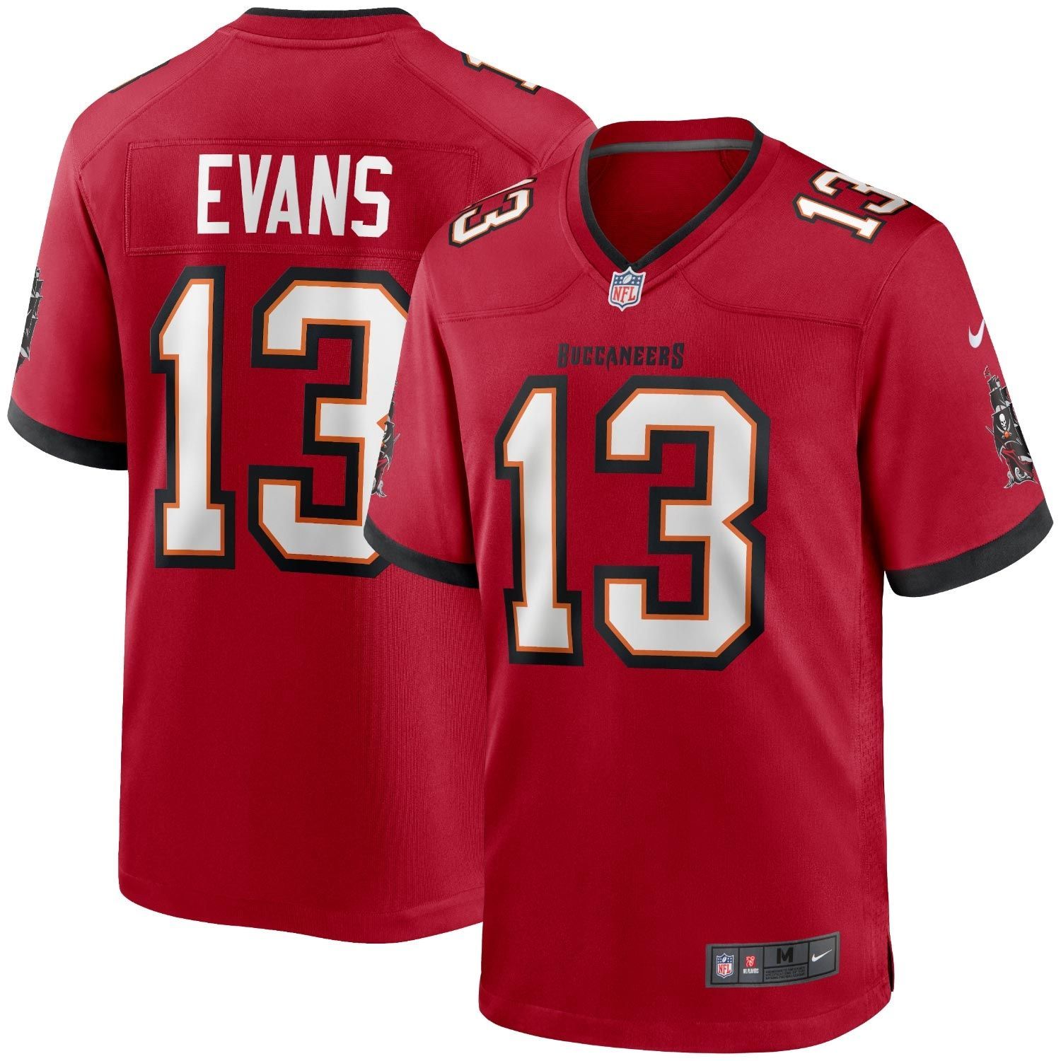 Mike Evans #13 Tampa Bay Buccaneers Nike Game NFL Jersey Red