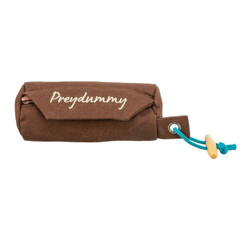 Trixie Dog Activity Prey Dummy - Brown with blue loop - ø 6 × 14cm