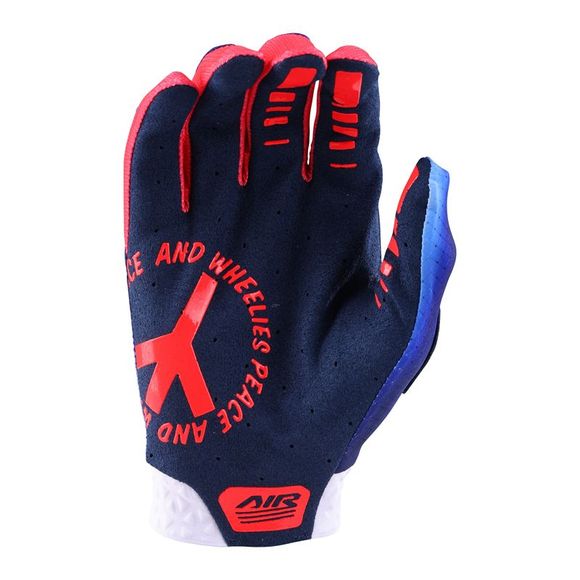 Gloves cross TroyLee design Air Lucid Enfant - White / BlueRef: TRL0988