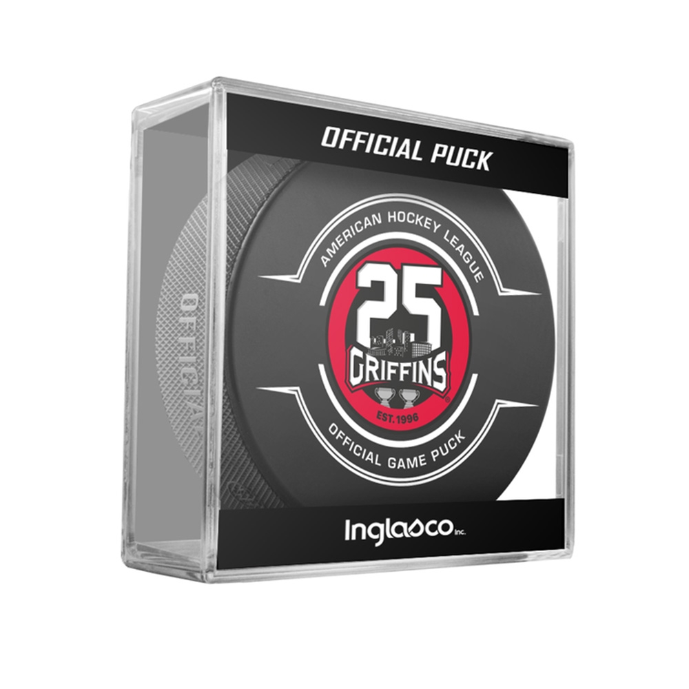 Grand Rapids Griffins 25th Anniversary AHL Official Game Puck
