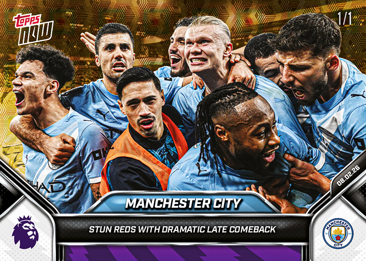 Manchester City - 2025-26 Premier League Topps NOW® - Card 134