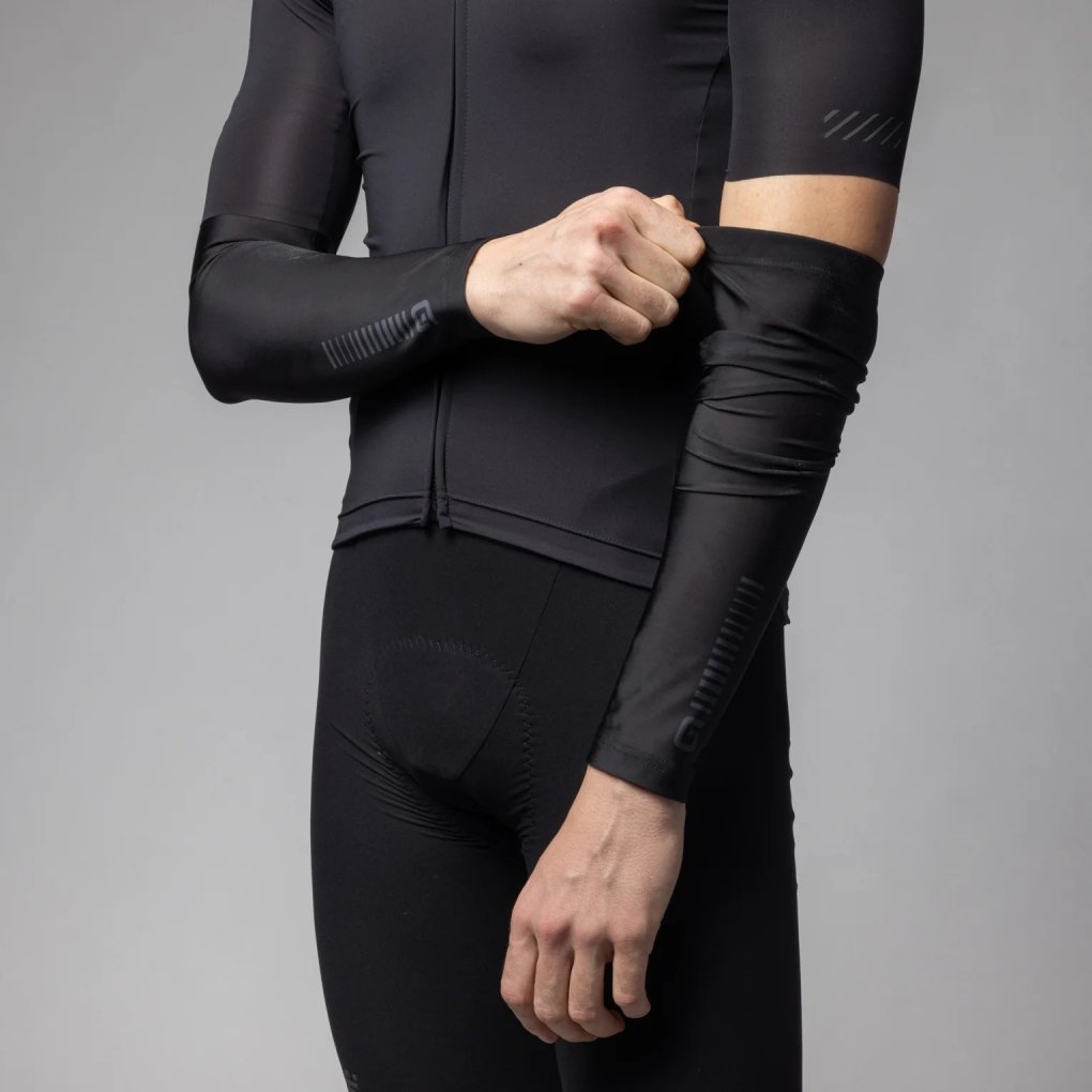 Alé Armwarmers Sunselect - black/charcoal grey