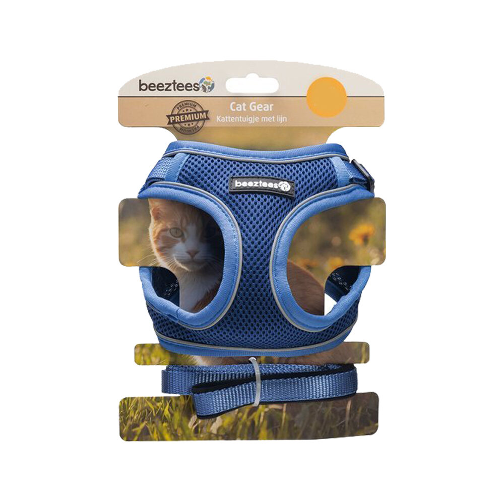 Beeztees Parinca Cat Harness - Black - M/L