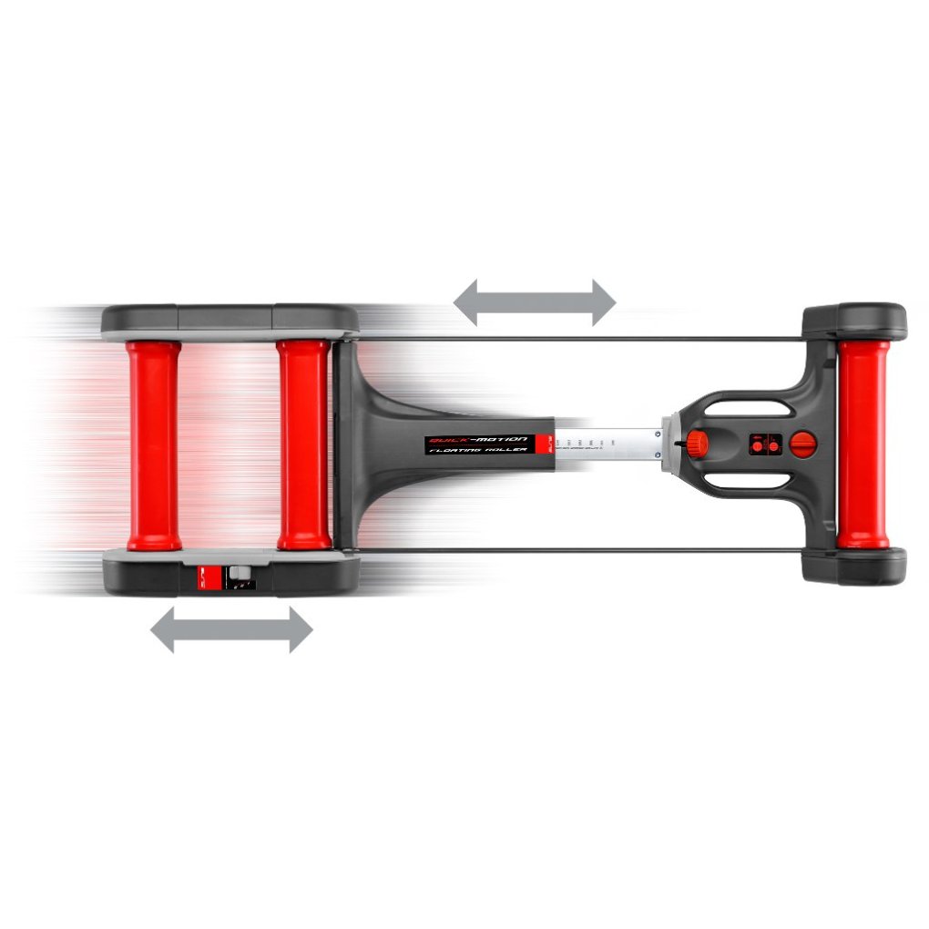 Elite Quick Motion Roller Cycletrainer - black/red