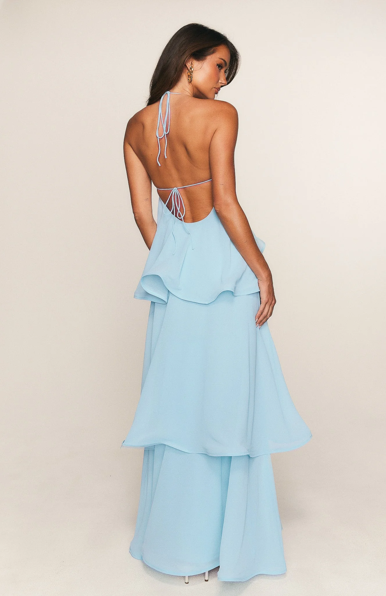Twirl With Me Maxi Dress Baby Blue