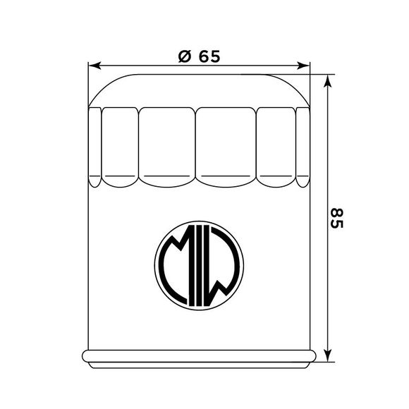 Meiwa 268148 oil filter original typeRef: 268148