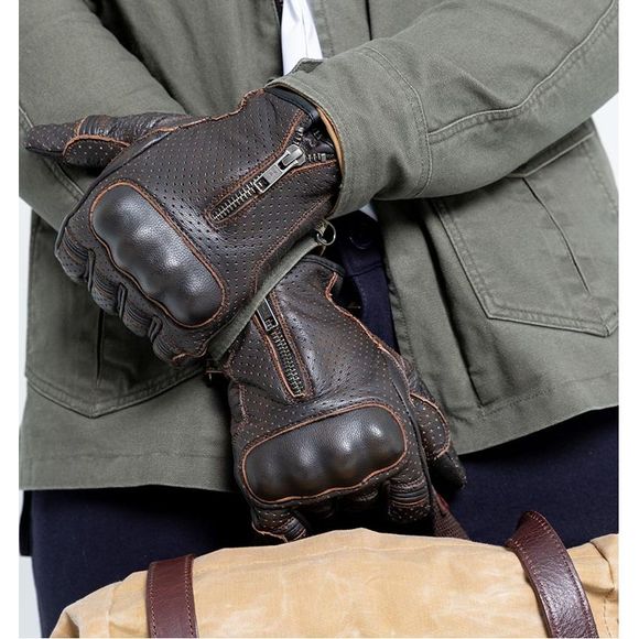 By City AMSTERDAM Gloves - Black / BrownRef: BYC0004