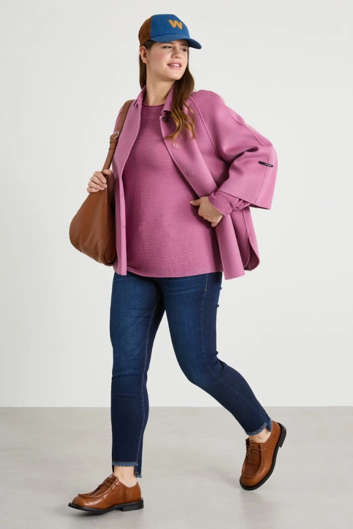 Wool sweater - MAUVE