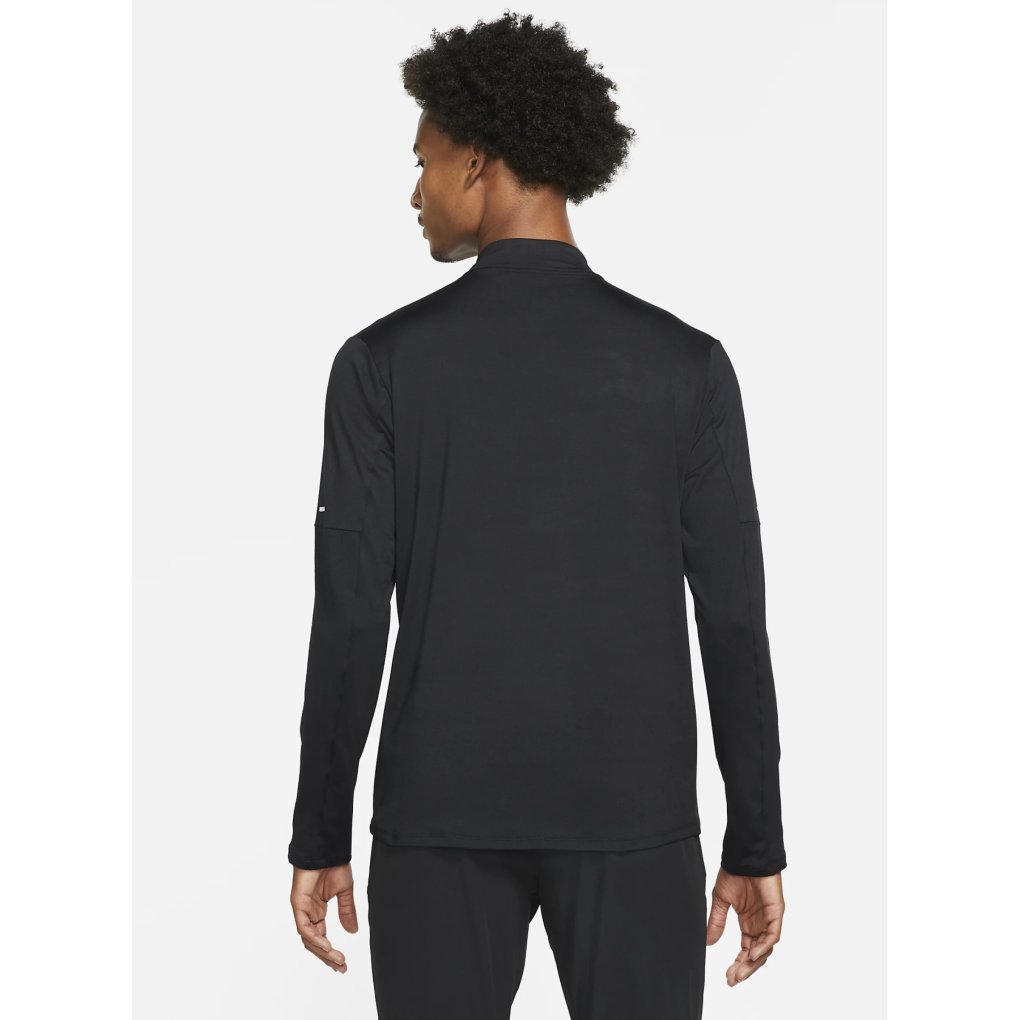 Nike Dri-Fit 1/4-Zip Longsleeve Running Top Men - black/reflective silver DD4756-010