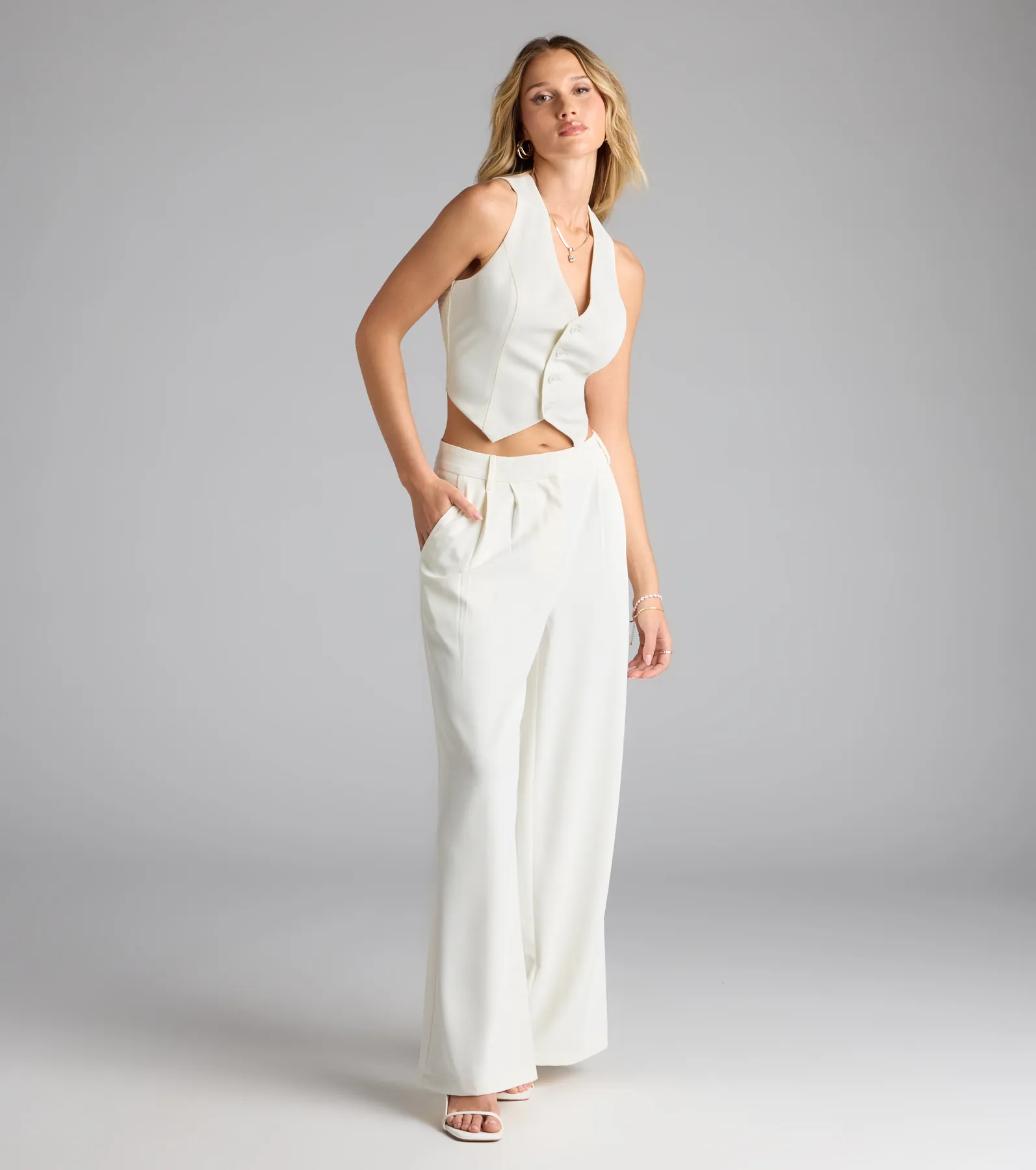Power Moves High-Rise Trouser Pants