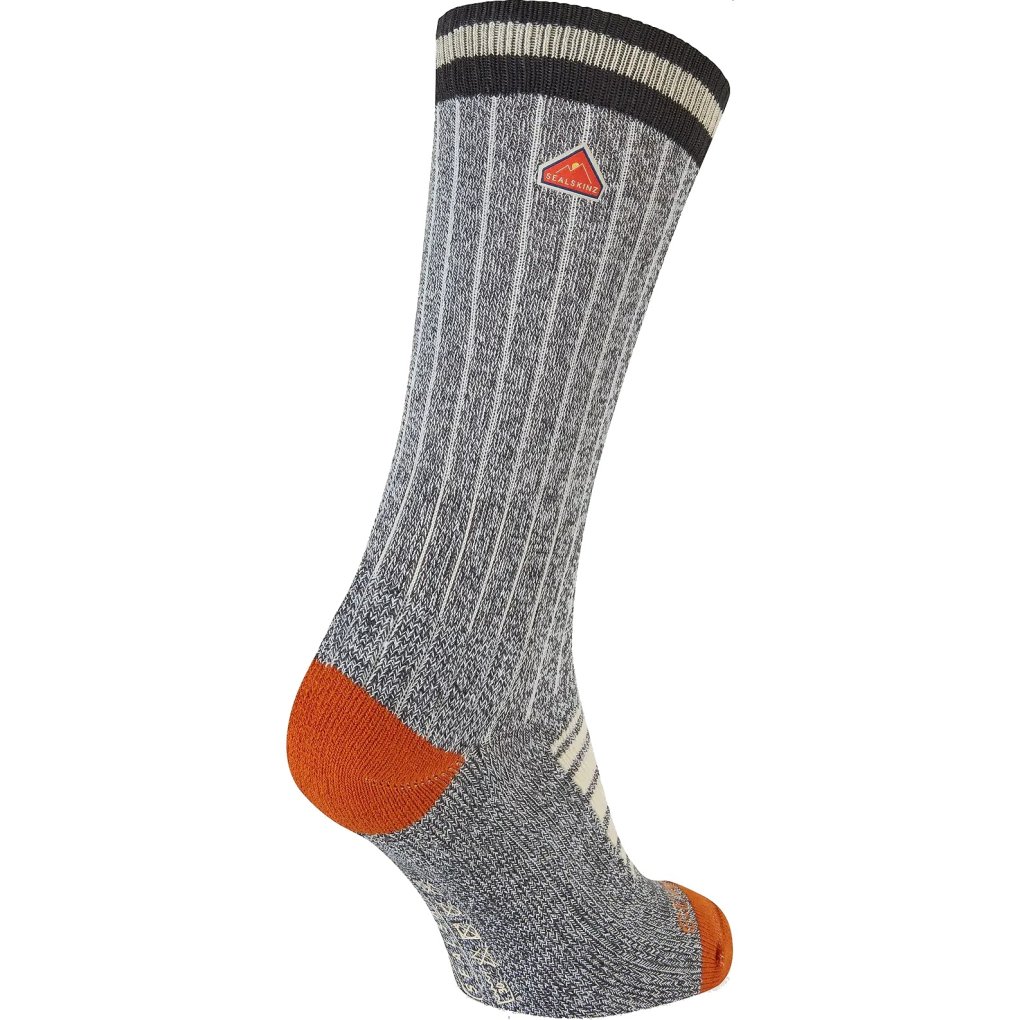 SealSkinz Clippesby Mid Length Lightweight Hiking Socks - Grey