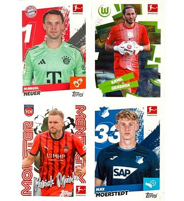 Topps Bundesliga Stickers 2025/2026 - Starterpack + Box with 50 Packets