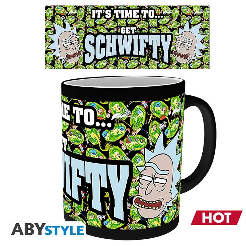 RICK AND MORTY Mug heatchange Get Schwifty