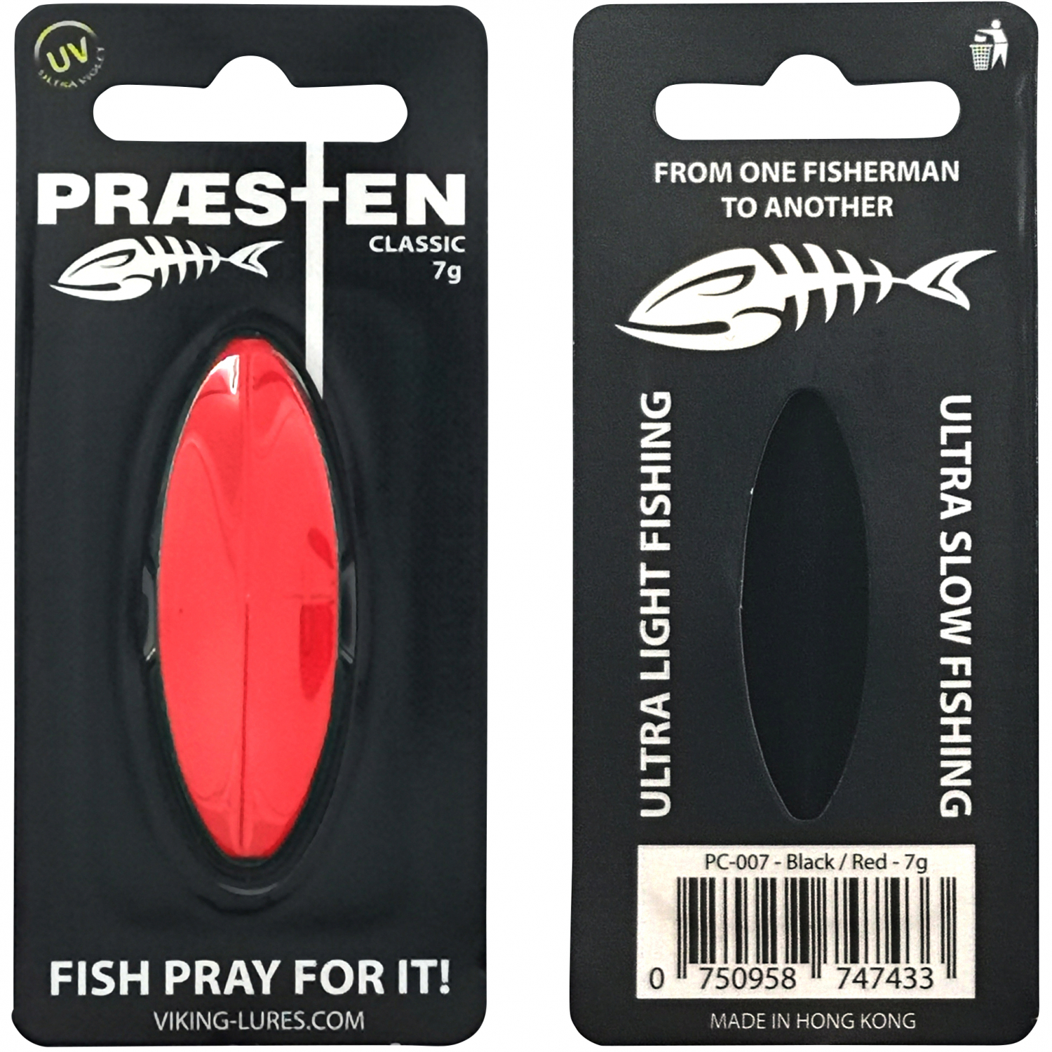 Westin Inline Bait Præsten Classic (Black\/Red)