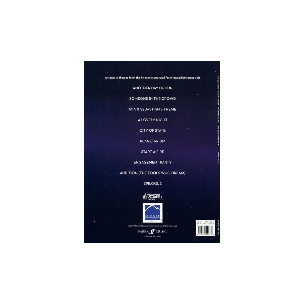 Faber Music La La Land Piano Solo – Thomann Ireland