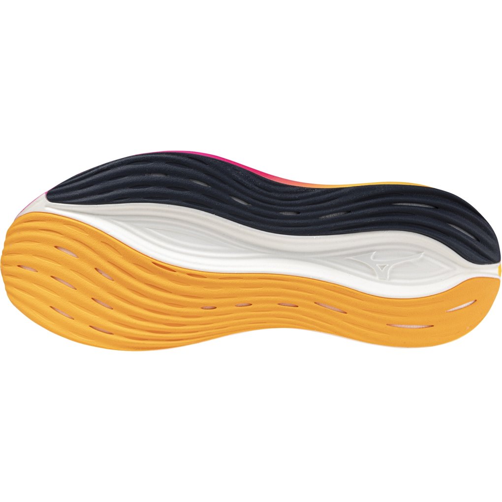 Mizuno Neo Zen Running Shoes Unisex - White/Tang Orange/Pink Tetra