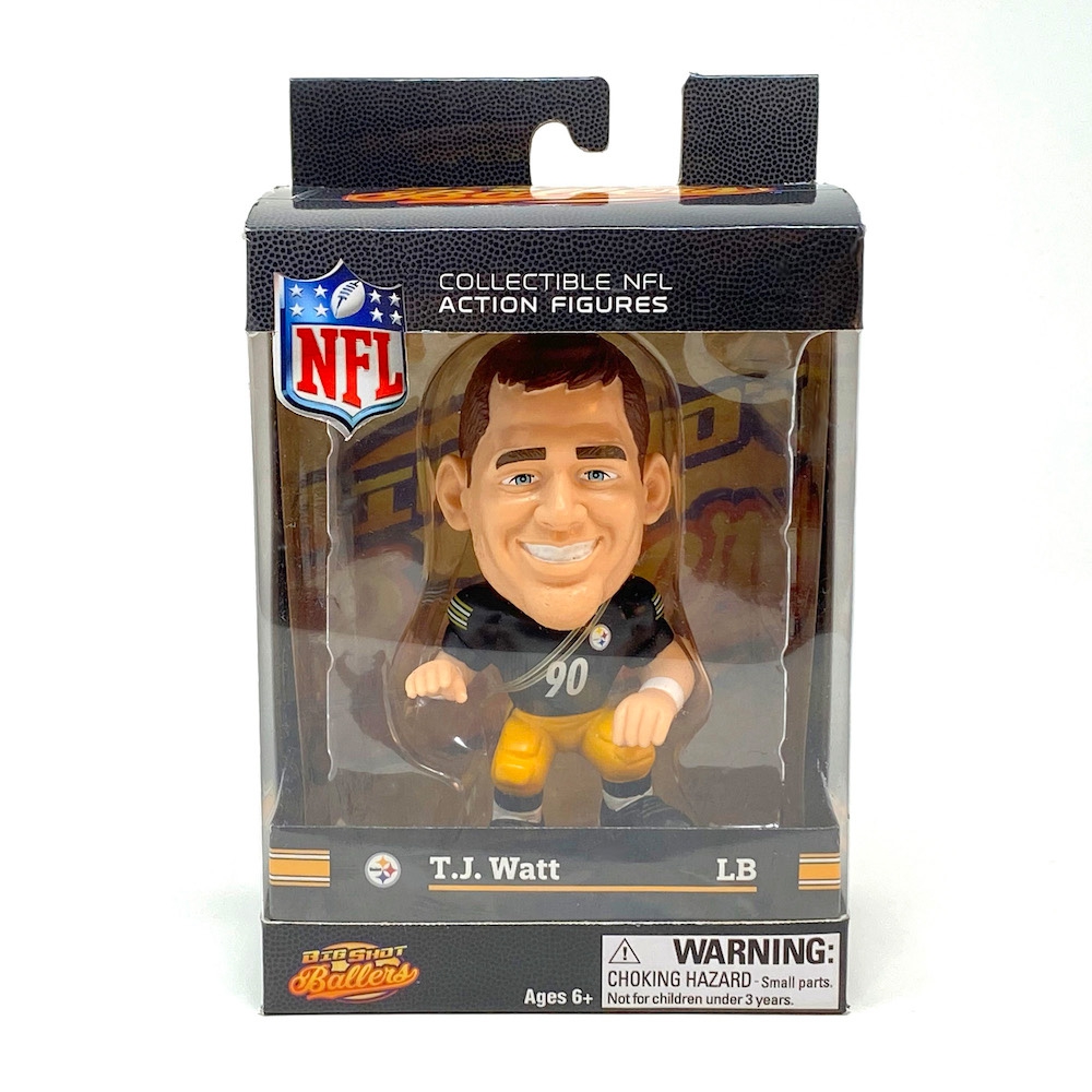 T.J. Watt Pittsburgh Steelers Big Shot Ballers NFL Figure