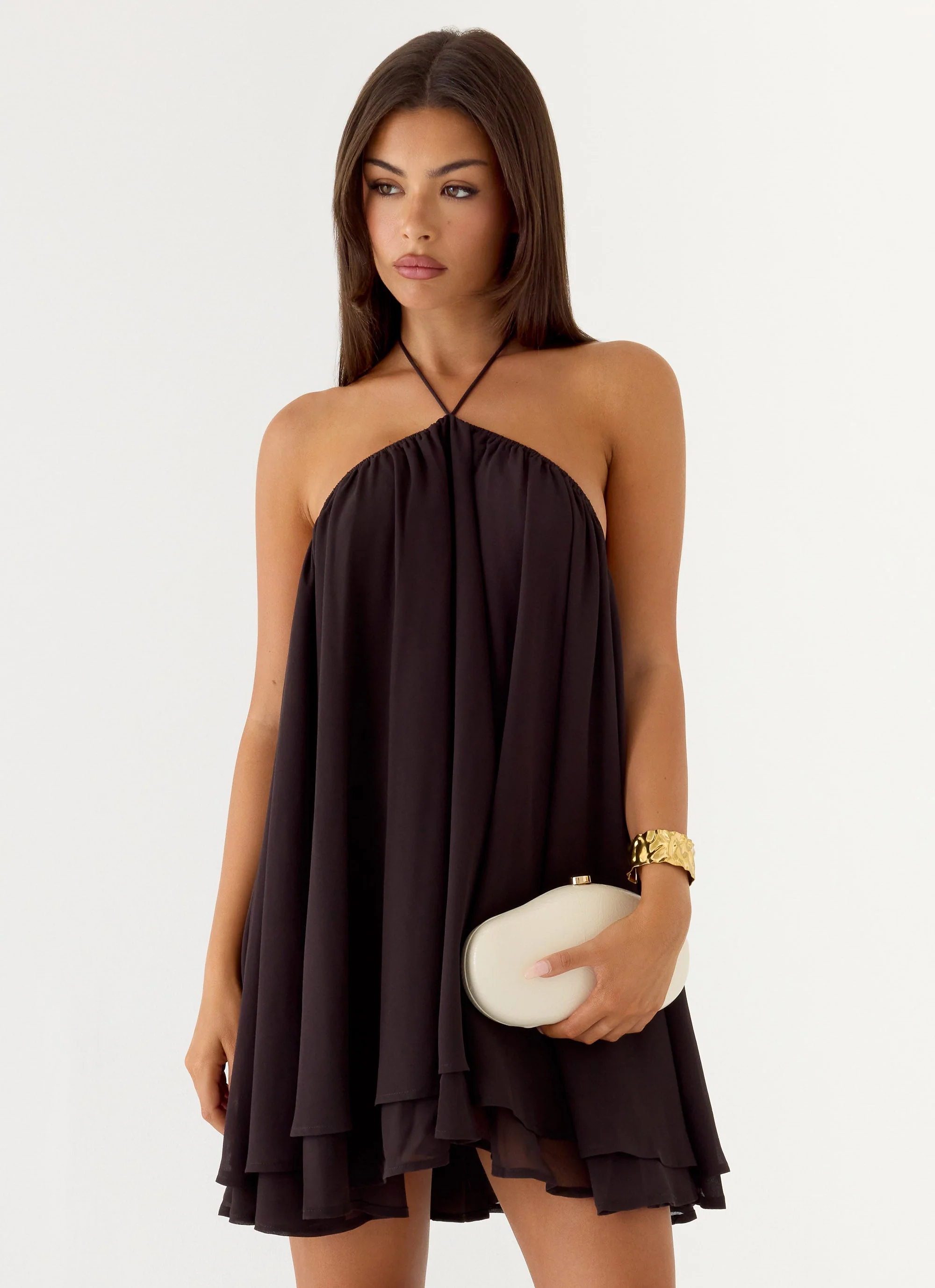 Milliani Clutch Bag - Cream