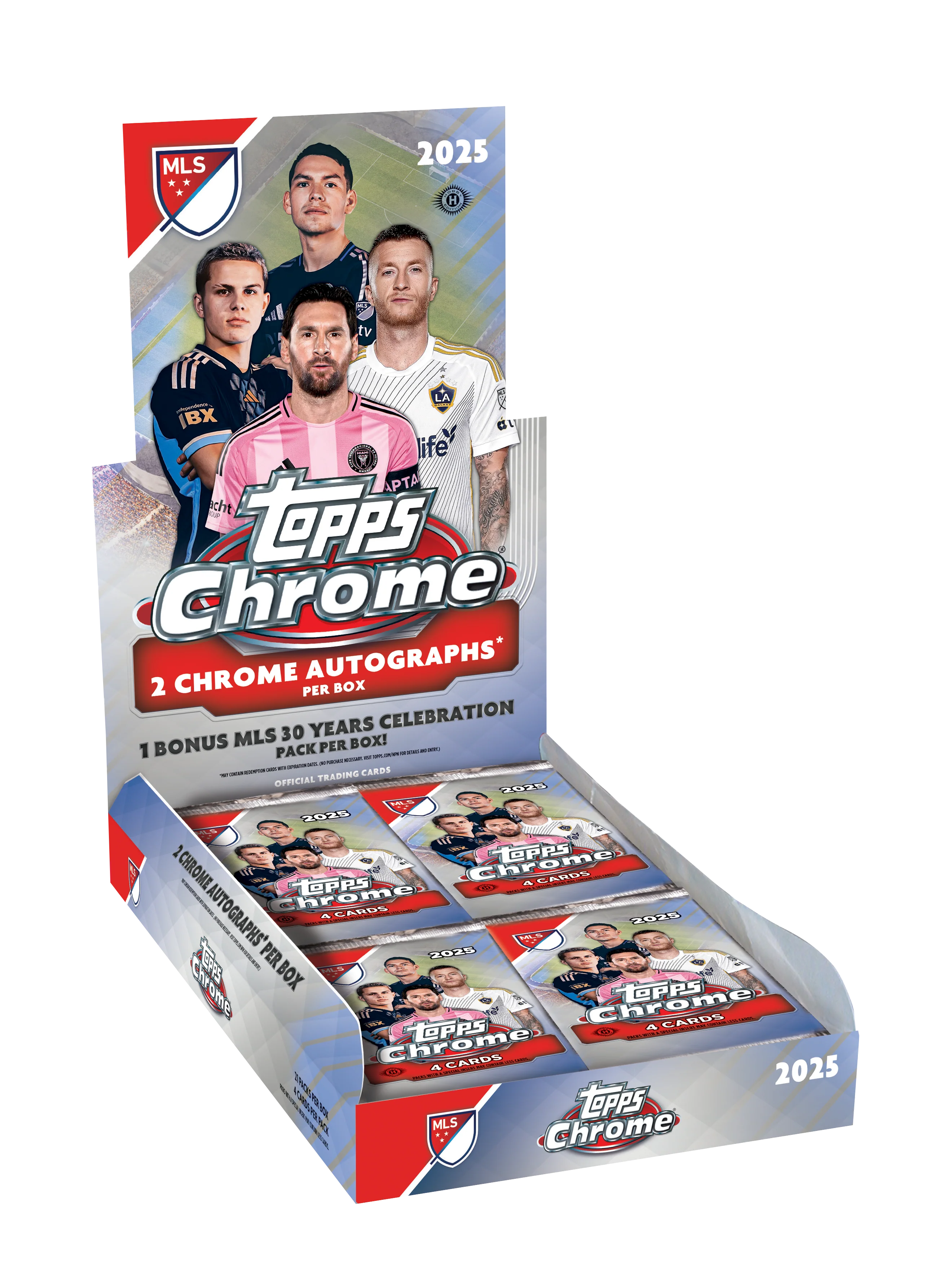 Topps Chrome® MLS 2025 - Hobby Box