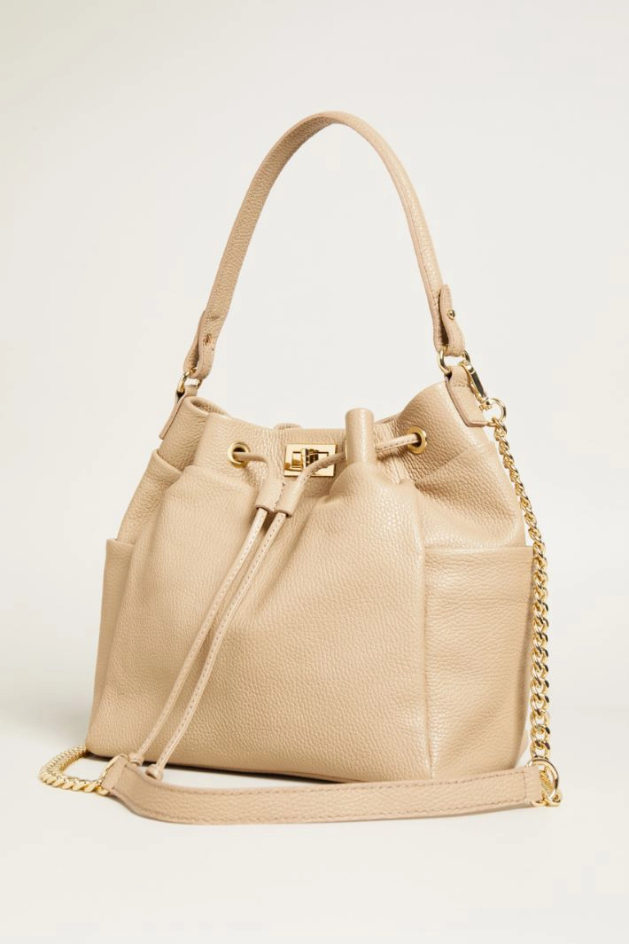 Shoulder bag - LIGHT BEIGE