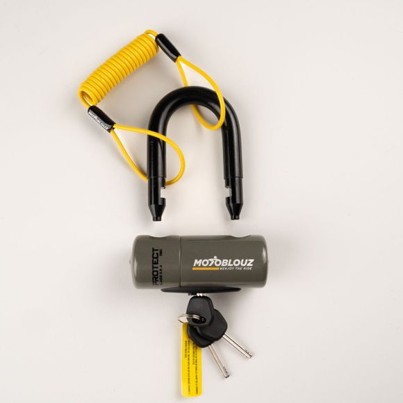 Motoblouz Protect Disc Sra Anti-Theft Device With Universal Cord - Black / GrayRef: KOR0003