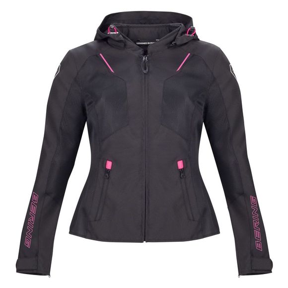 Bering Lady Wing Motorcycle Jacket - Black / PinkRef: BR1704