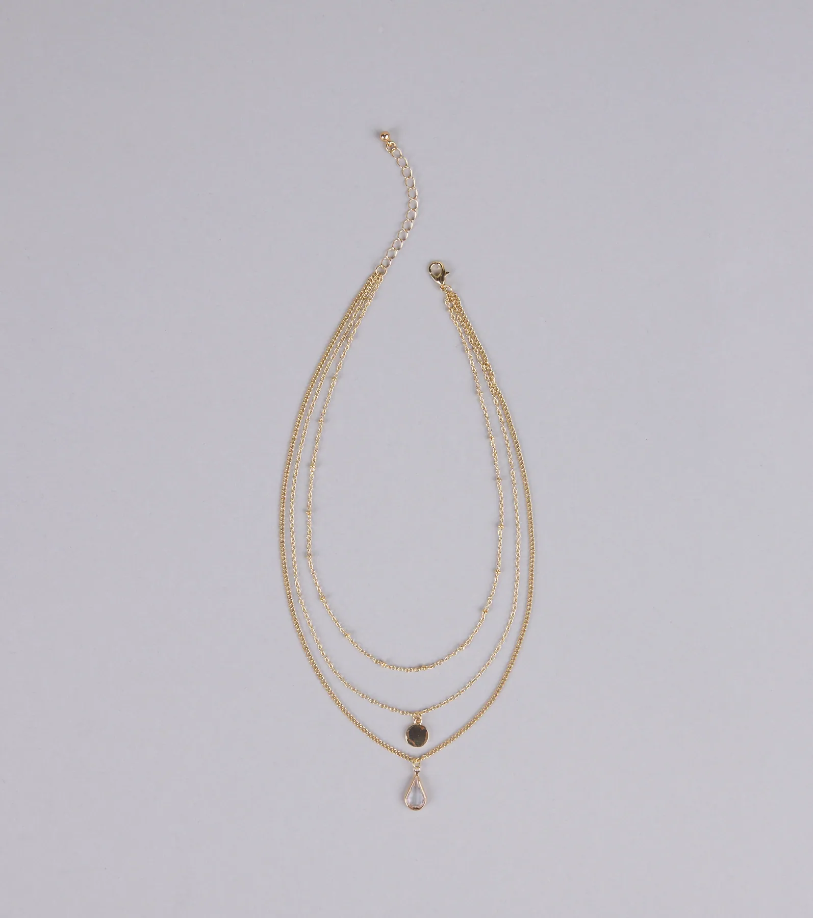 In The Details Dainty Layered Charm Necklace