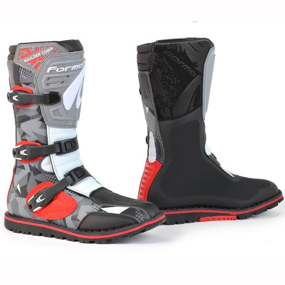 Forma BOULDER COMP 2023 cross boots - Gray / RedRef: FM0338