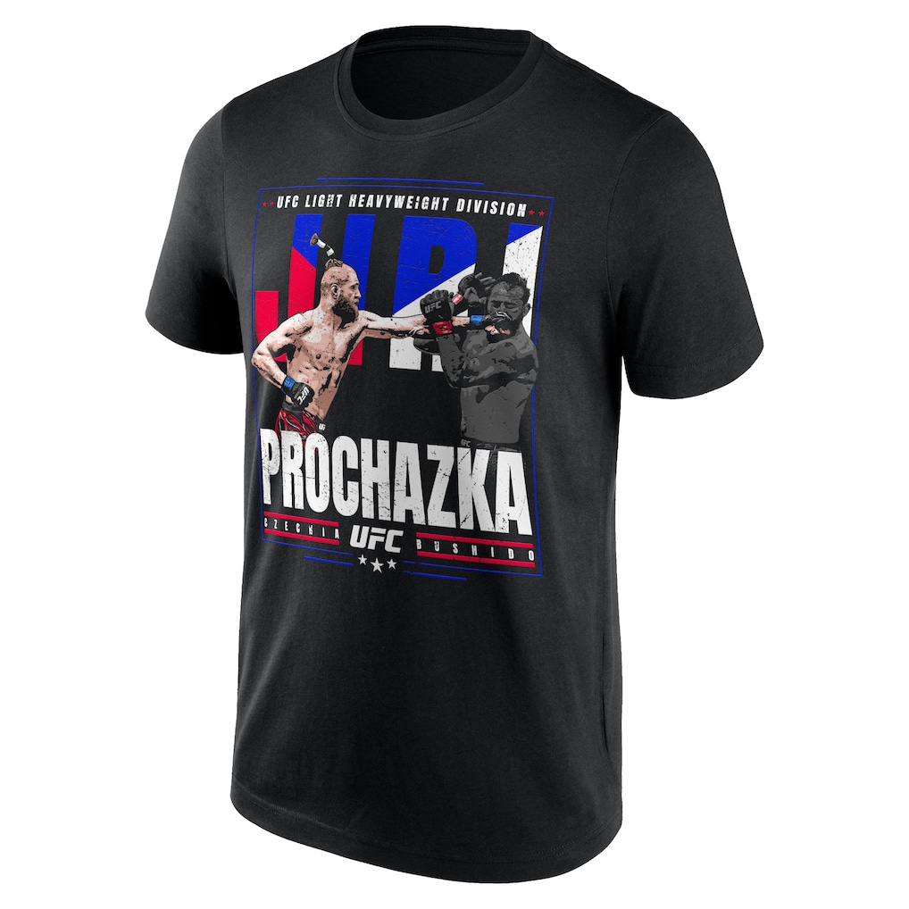UFC Jiri Prochazka Jiri Flag T-Shirt - Black - Mens