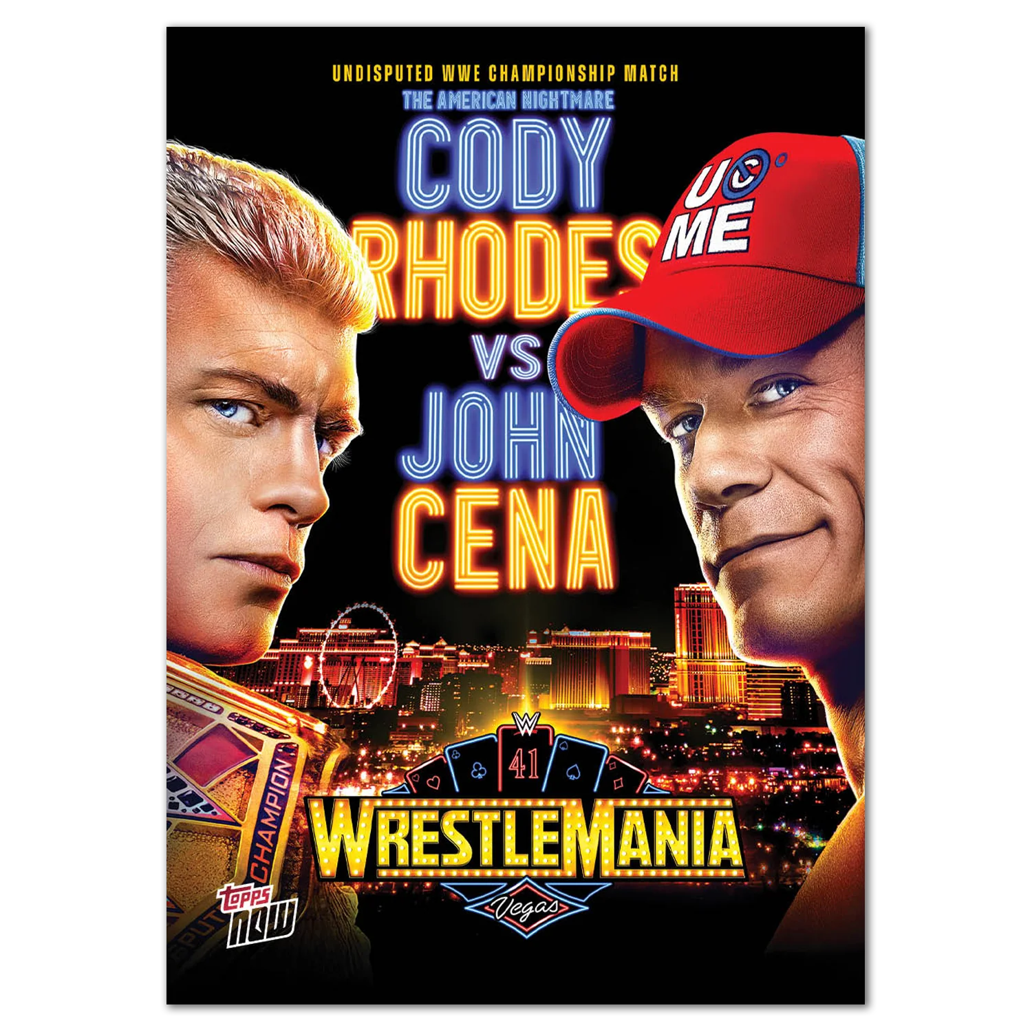Cody Rhodes/John Cena - 2025 WWE Topps NOW® - Card WM1